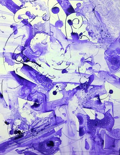 Abstract purple painting